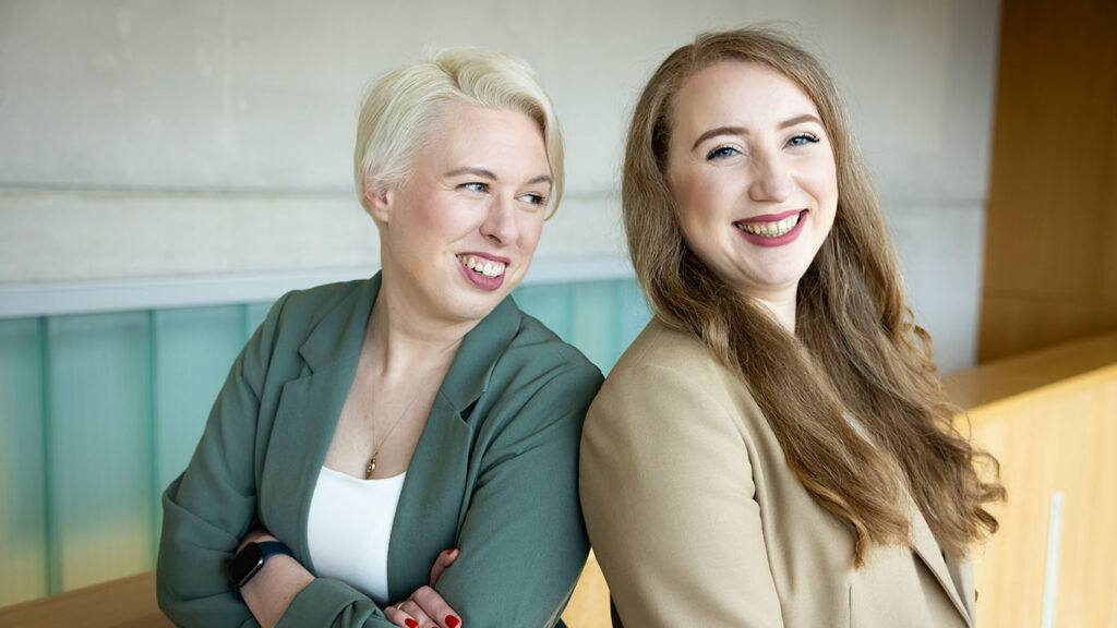 Rhona Togher and Eimear O'Carroll of Lios Group