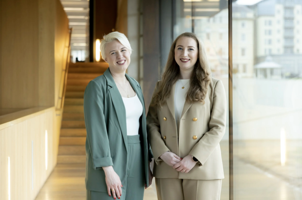 Rhona Togher and Eimear O'Carroll of Lios Group